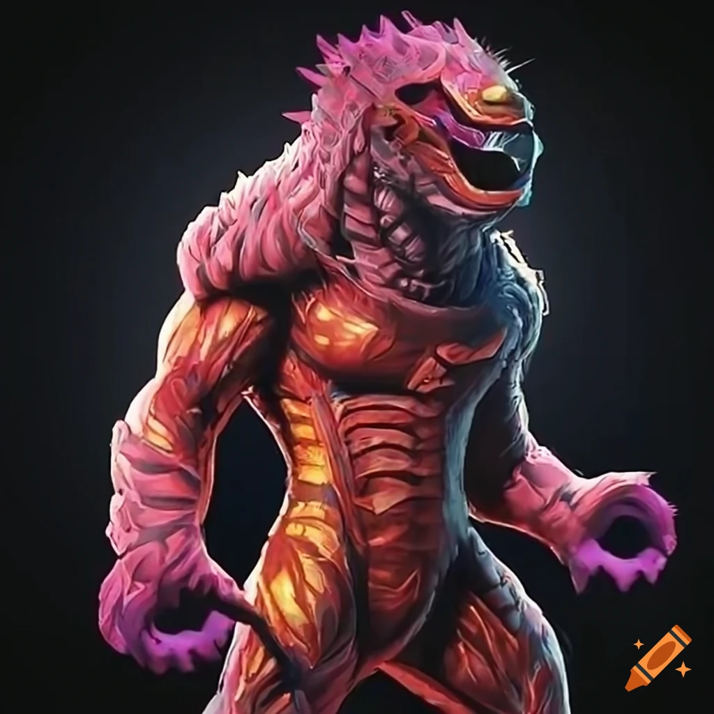 Power ranger monster on Craiyon