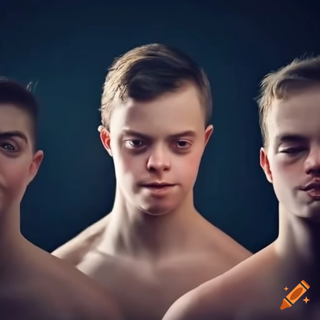 Three men standing together