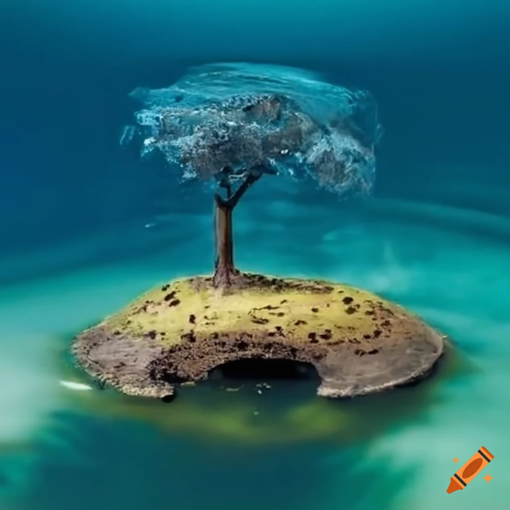 Small island close to the water