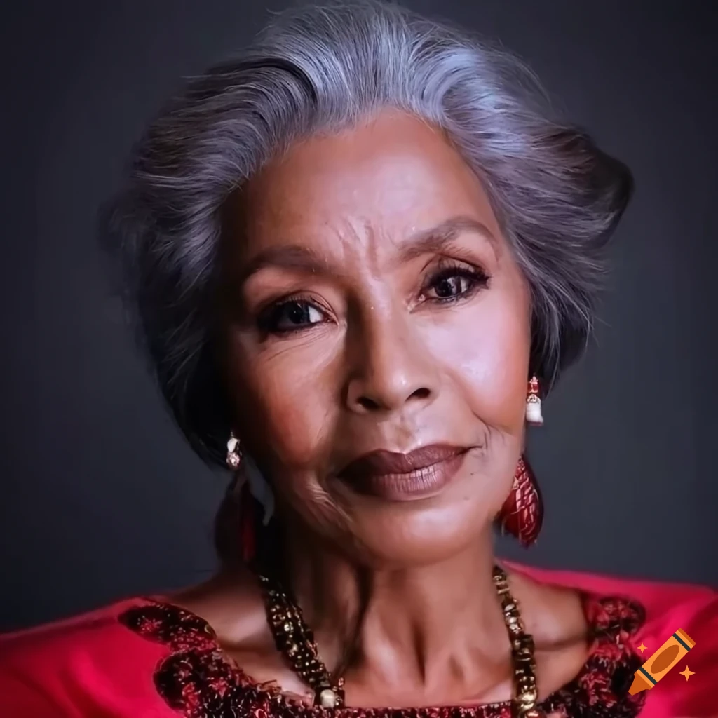 Portrait of a woman with a french beauty filter on Craiyon