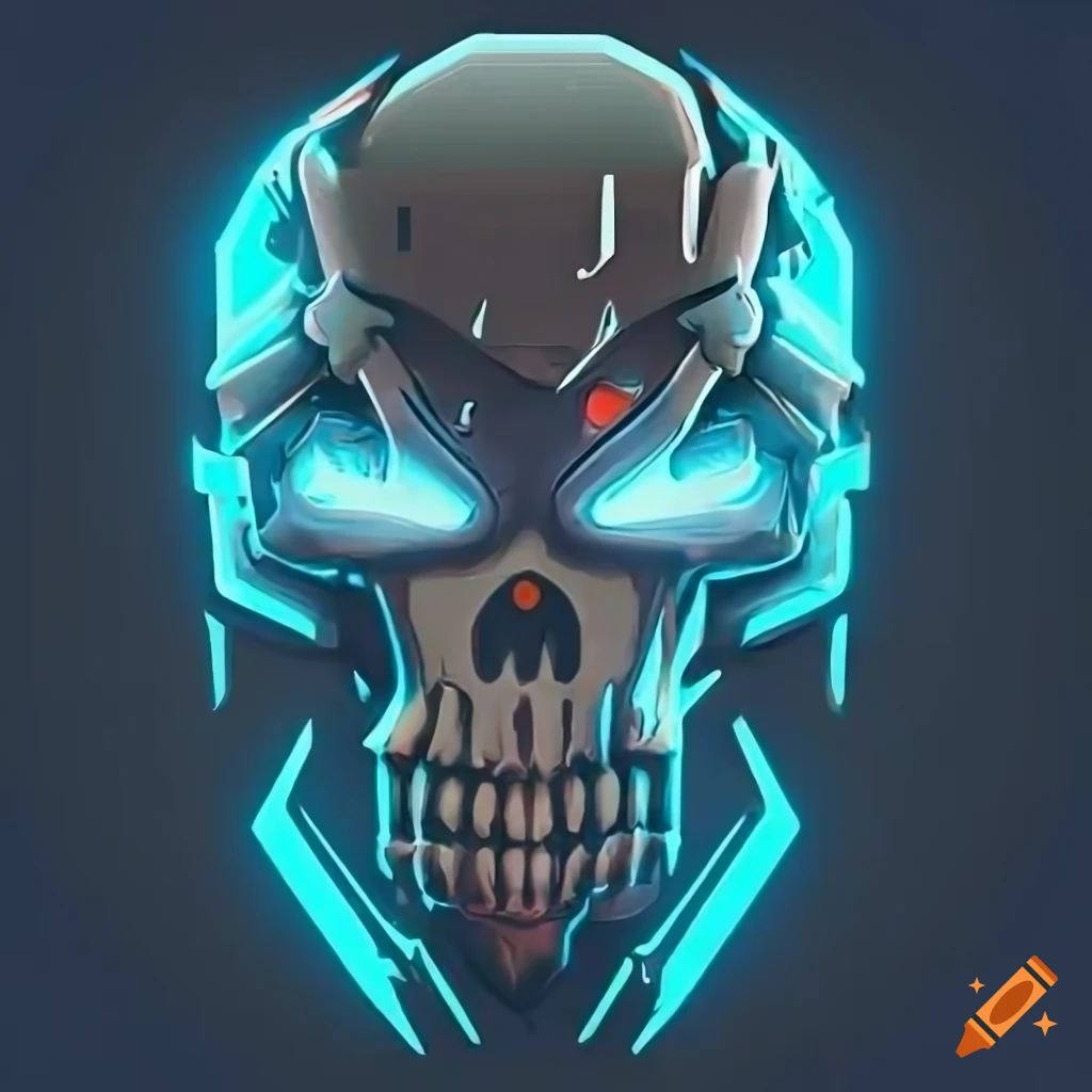 Skull Head Clipart Vector, Skull Head Mascot Esport Logo, Skull, Gaming,  Scary PNG Image For Free Download