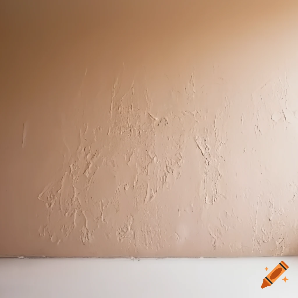 Plaster wall inside a house on Craiyon
