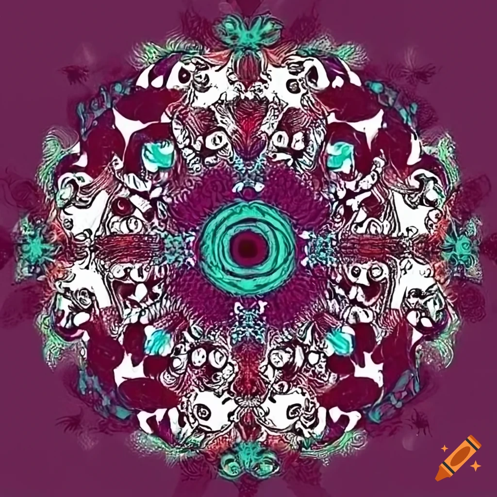 Decorative ornamentation on Craiyon