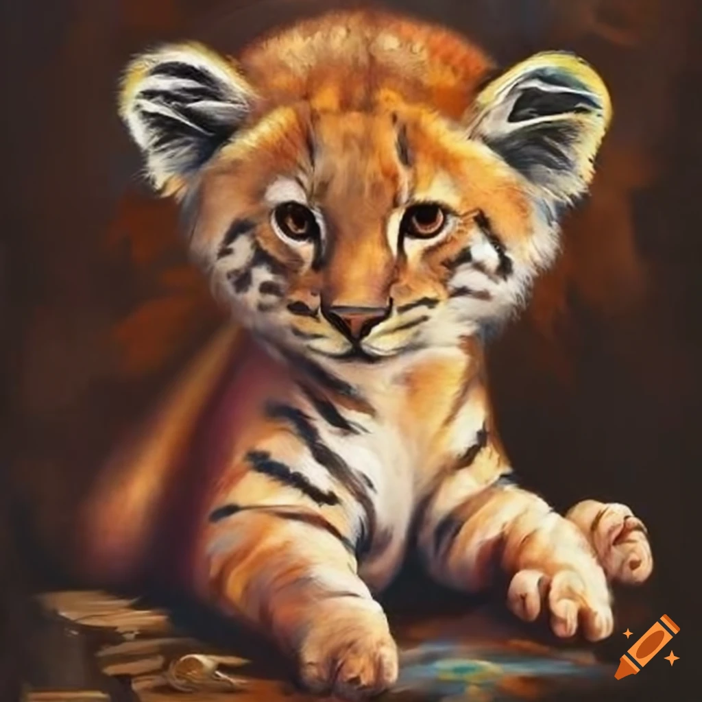 Infant wall art with animals on Craiyon