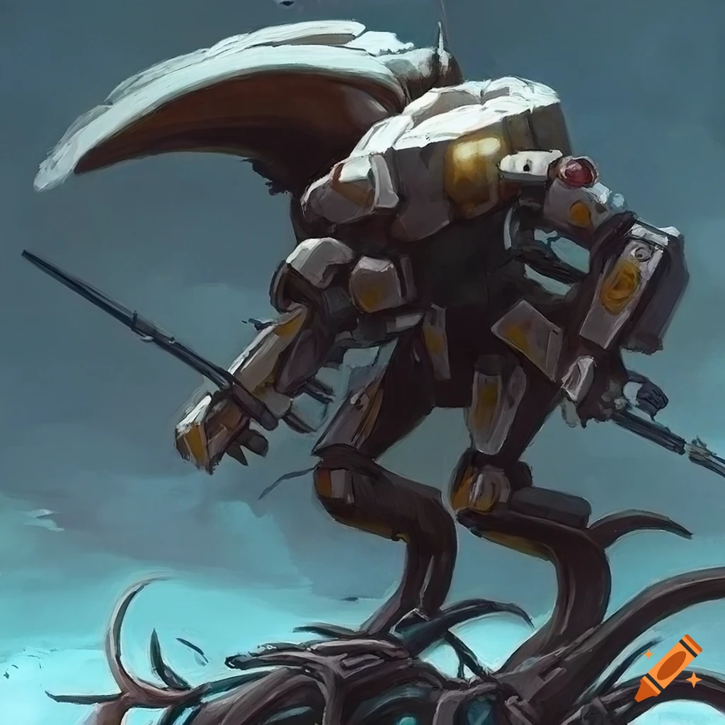 Detailed Mecha Highly detailed practical mecha by james gurney on Craiyon