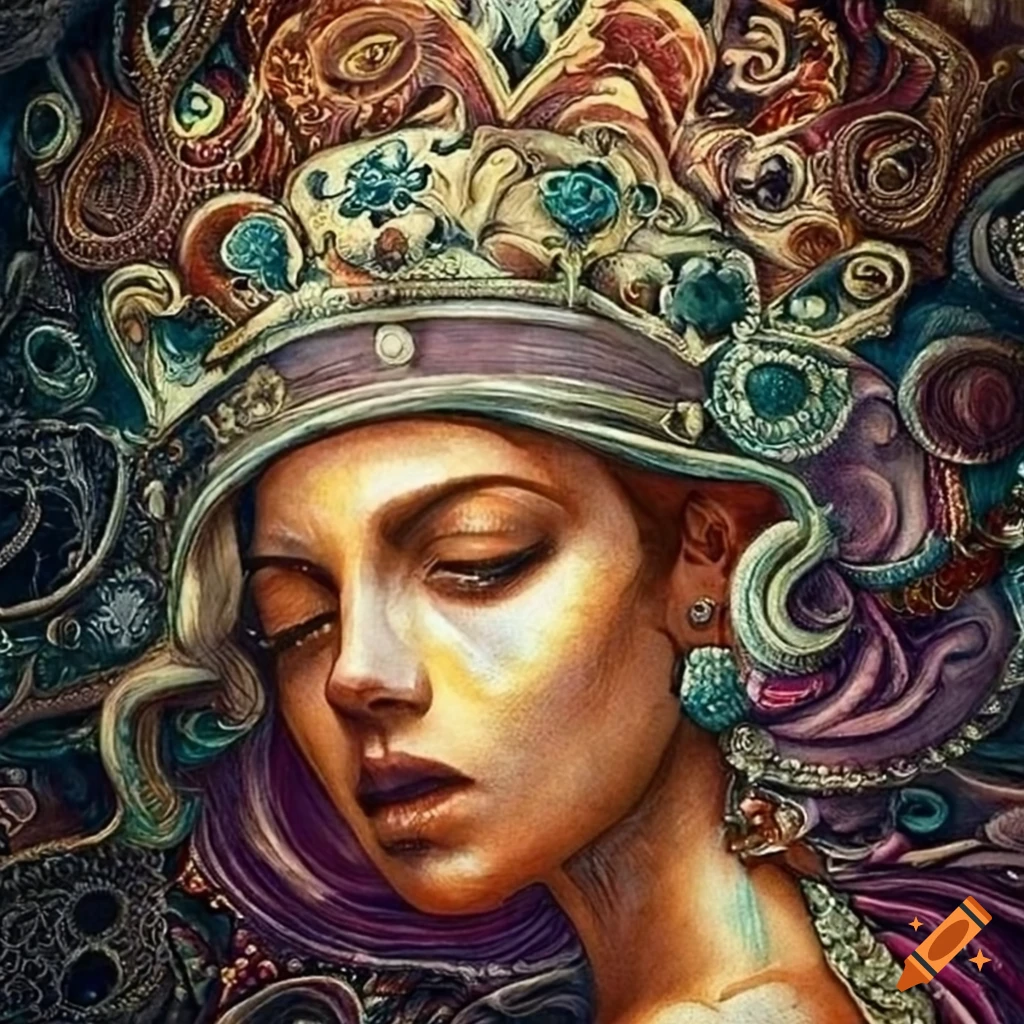 Decorative ornamentation on Craiyon