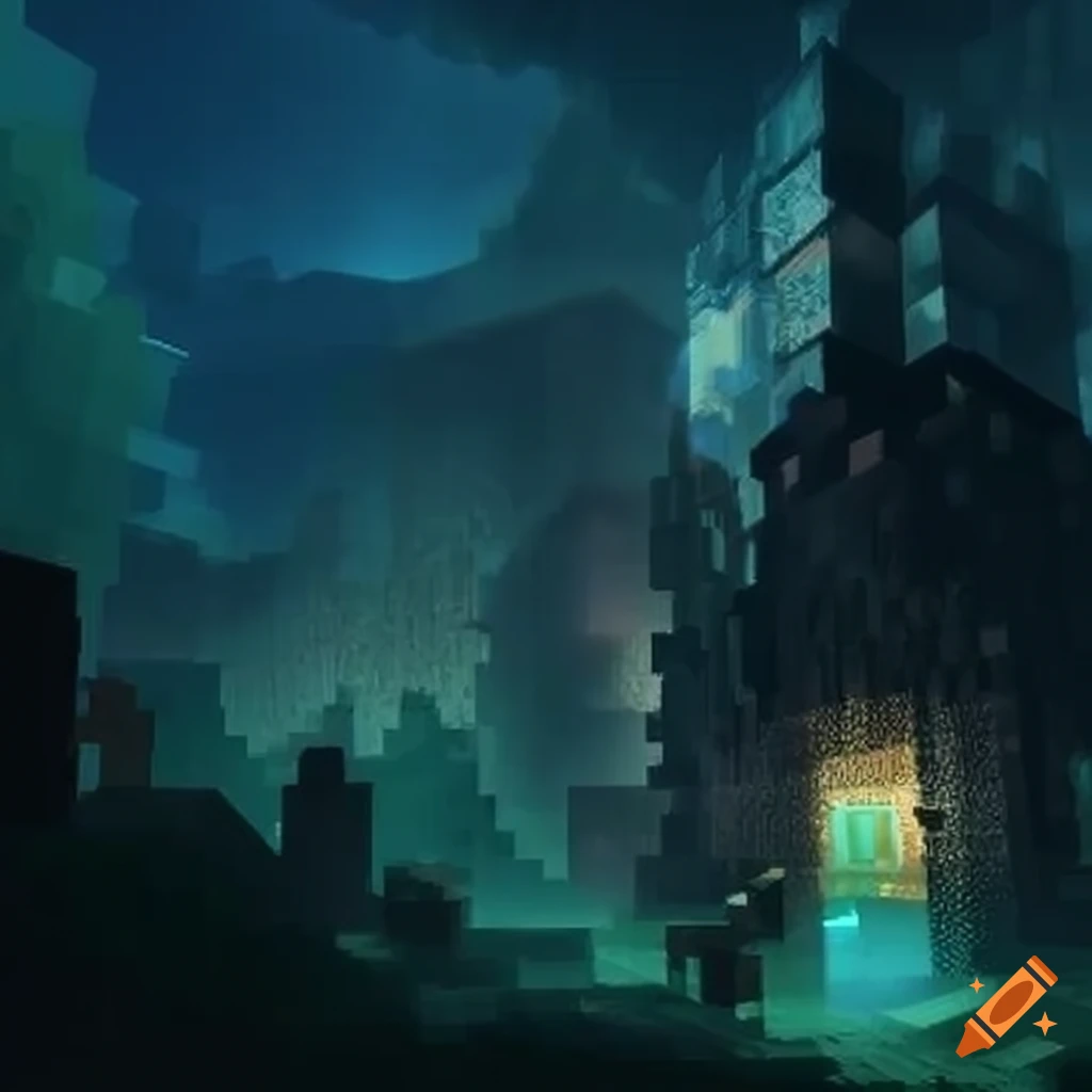 Minecraft apocalypse on Craiyon