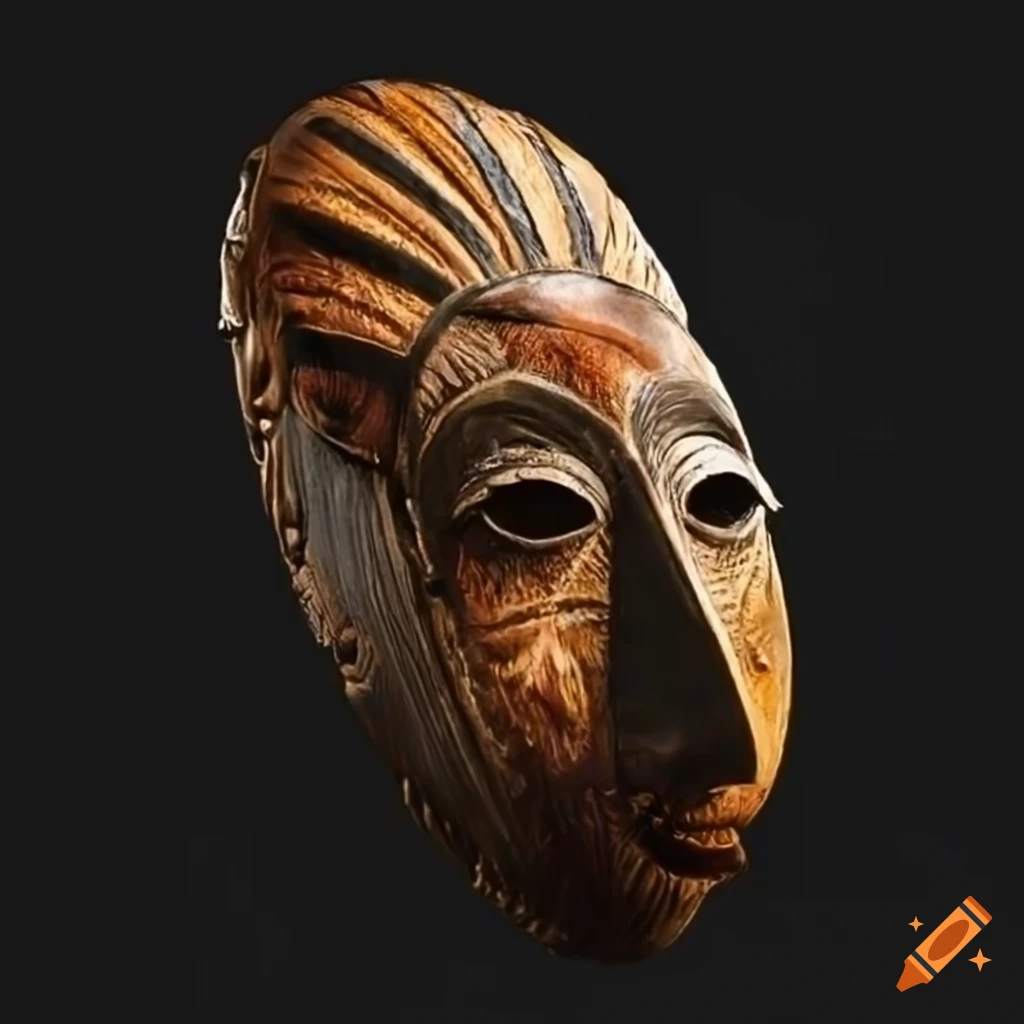 African mask on Craiyon