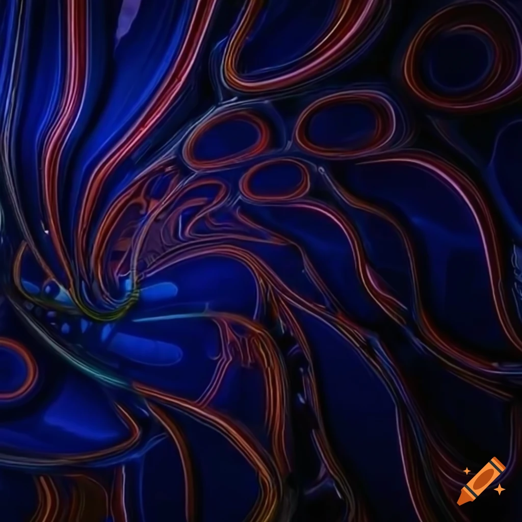 Abstract mechanical sharp patterns background on Craiyon