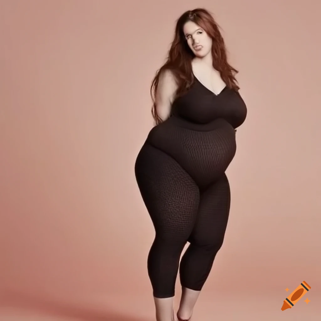 Woman with brown hair in full body view