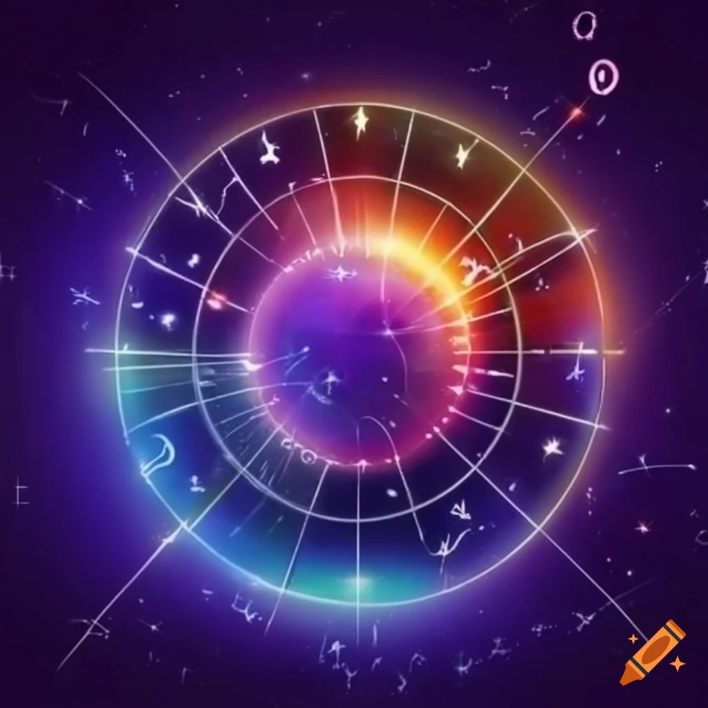 Astrology and strategic marketing concept