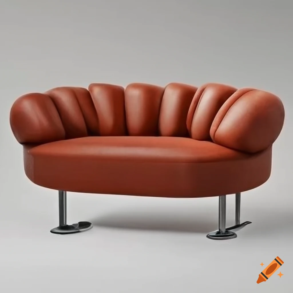 Bauhaus style couch made of pipes on Craiyon