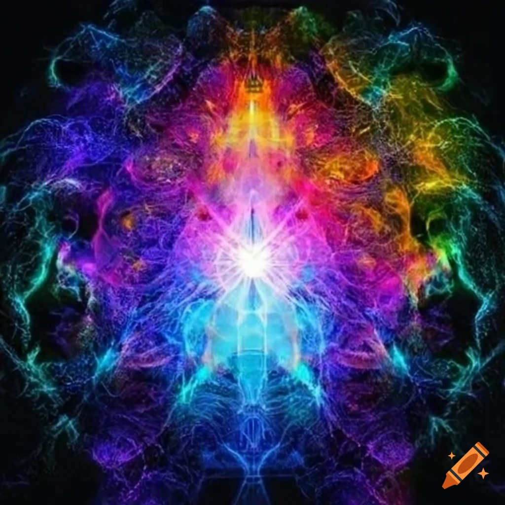 Dynamic and powerful lightning colors with sacred geometry