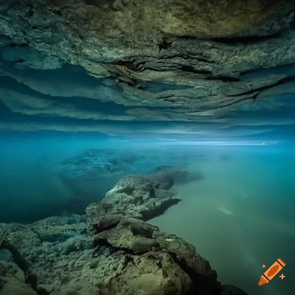 Underground oceans of europa on Craiyon