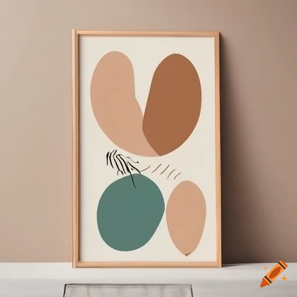 Boho poster for wall art