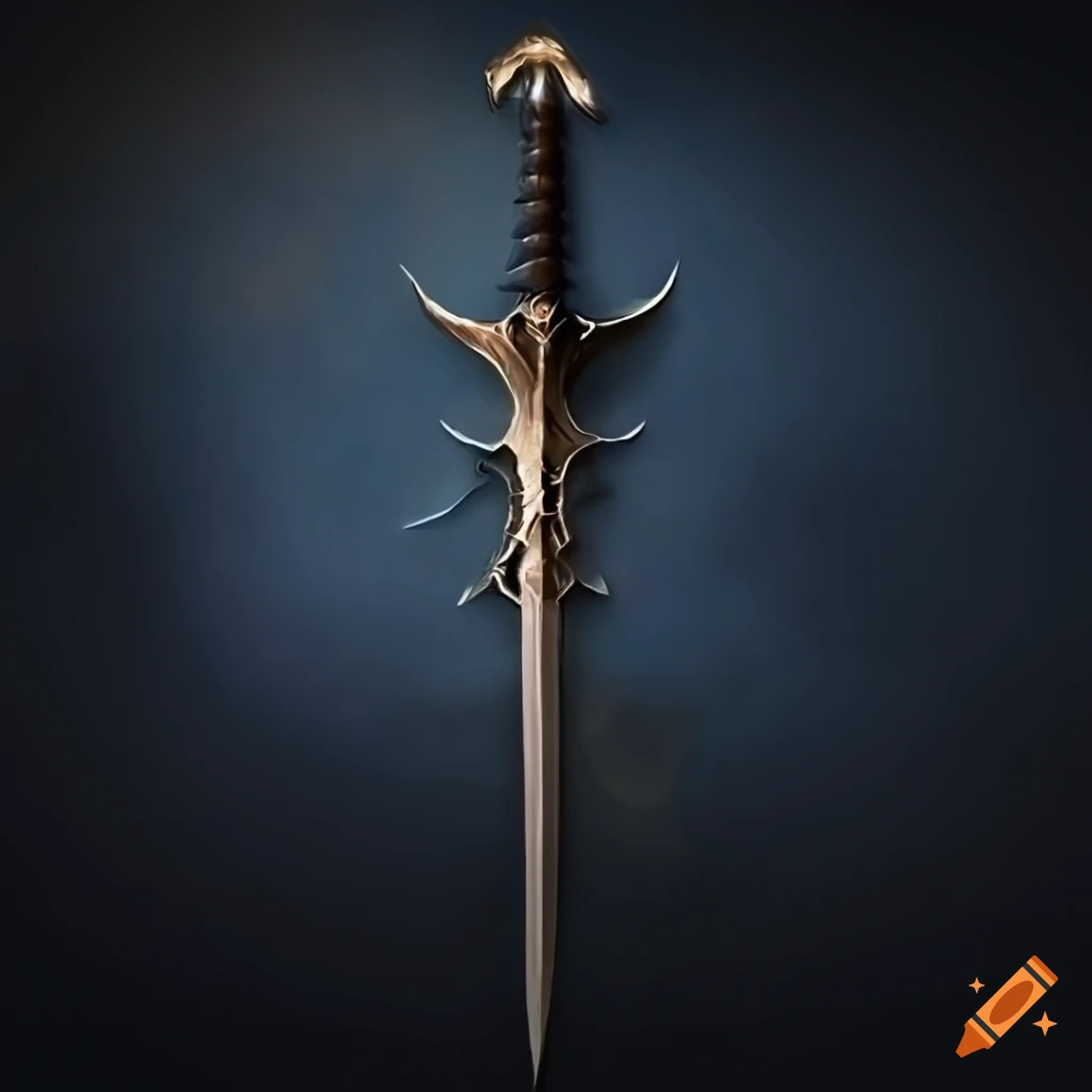 Fantasy sword on Craiyon