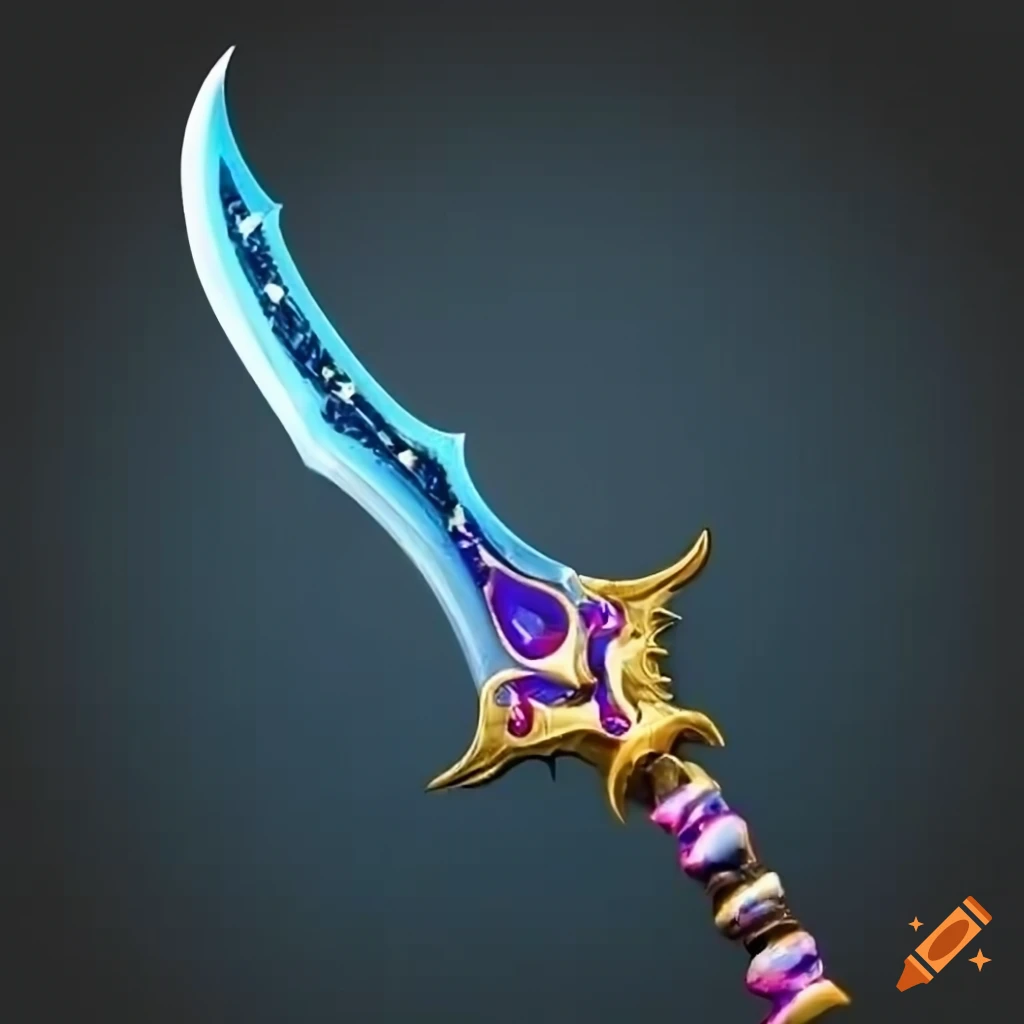 Mythic curved sword