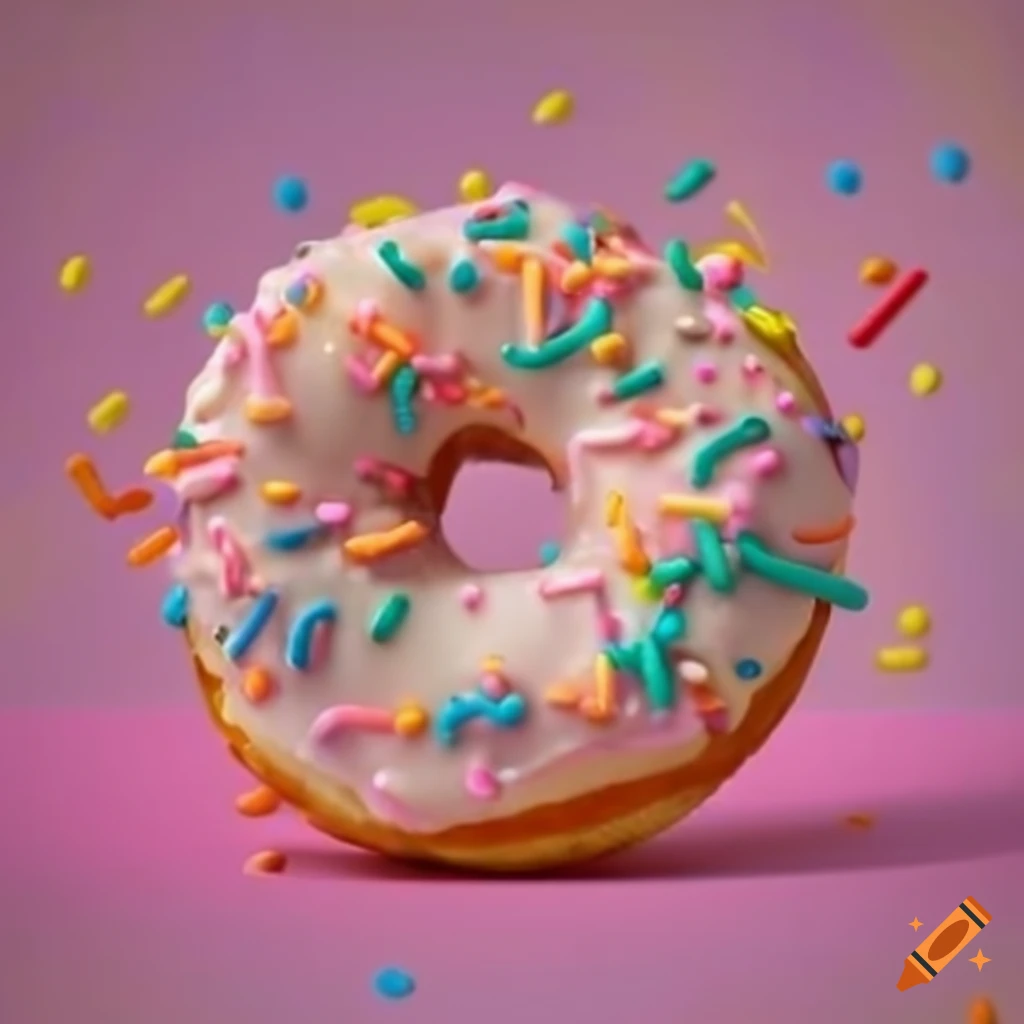 Sprinkle donut on Craiyon