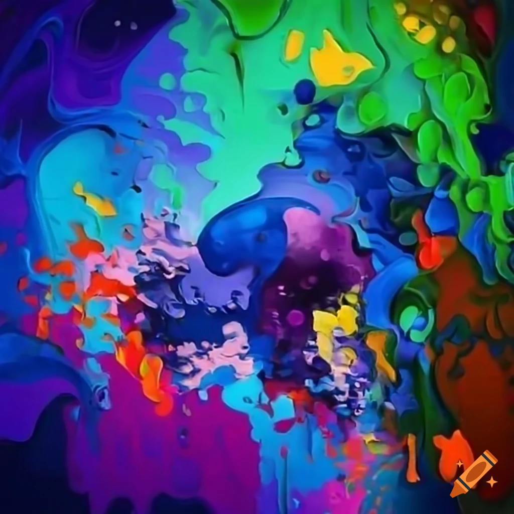 Abstract image representing keywords on Craiyon