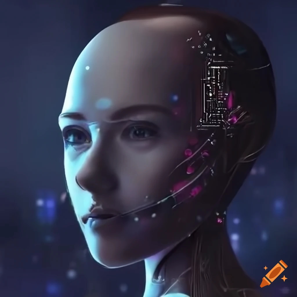 Illustration representing the rise of artificial intelligence on Craiyon