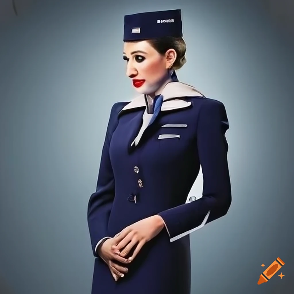Georgian Airways flight attendant