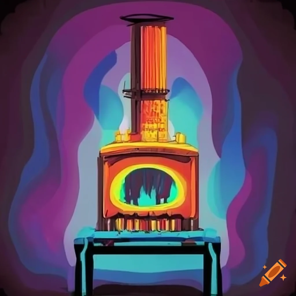 Gas furnace drawing on Craiyon