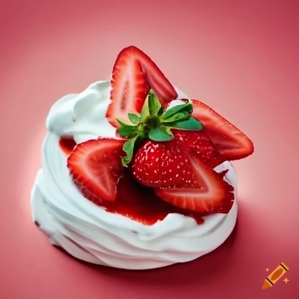 Whipped Cream With A Strawberry On Craiyon 