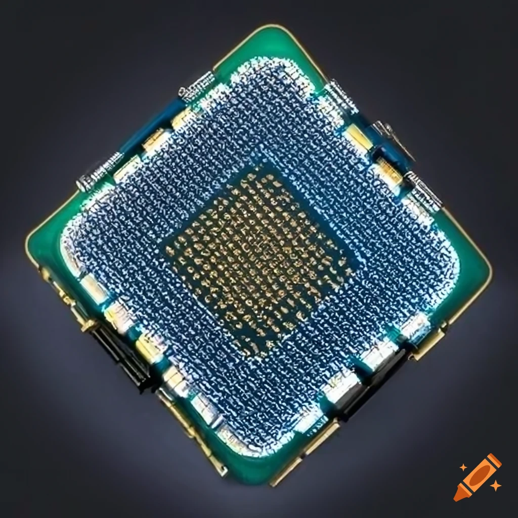 Computer CPU chip processor