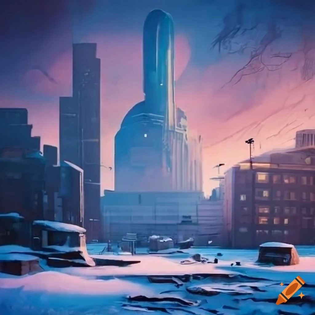 ruins-of-a-1960s-sci-fi-city-covered-in-snow-on-craiyon