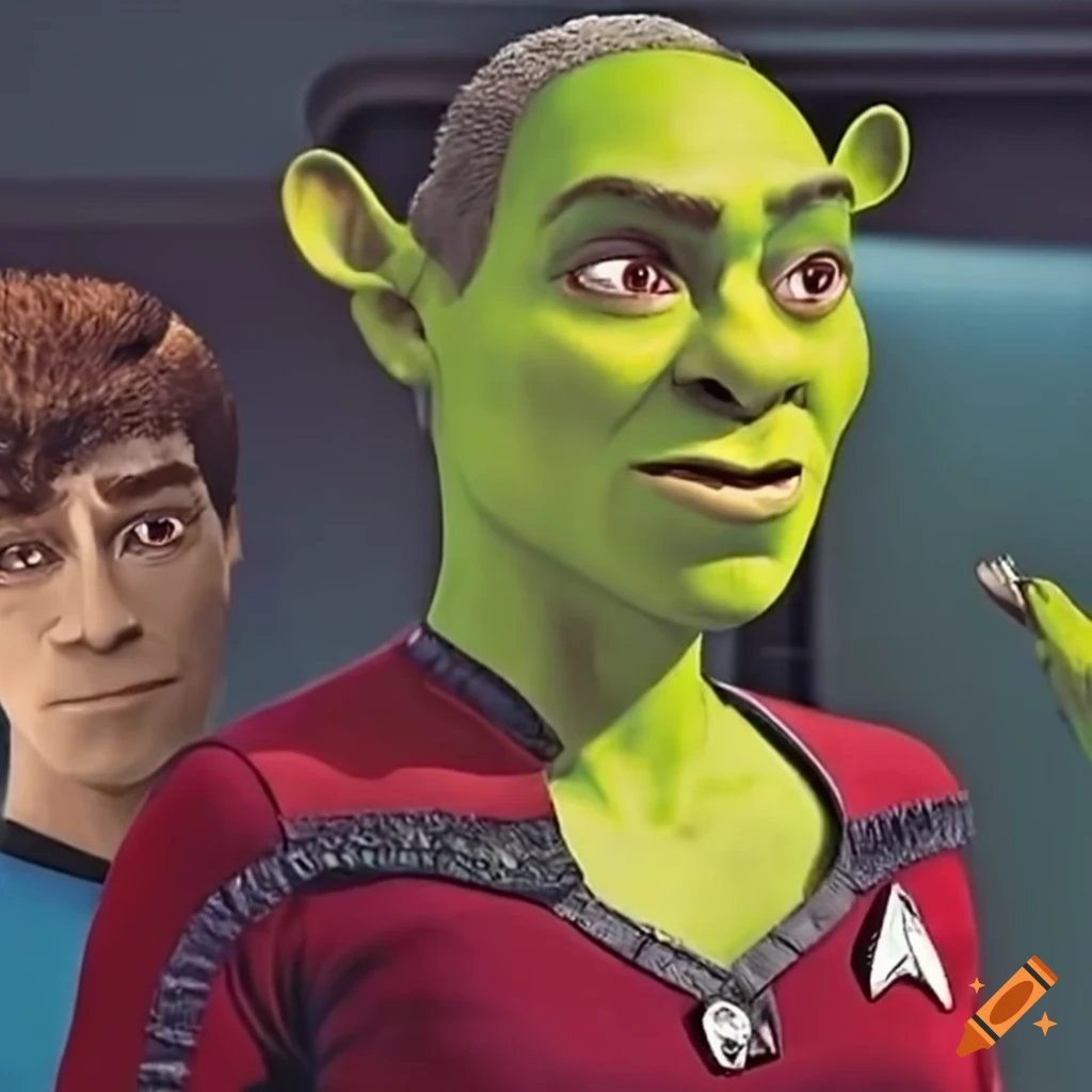 Star trek shrek 2 paramount plus movie on Craiyon