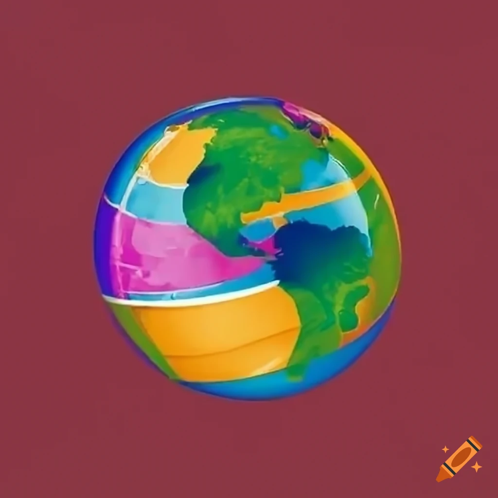 Friendly language learning channel logo inviting to explore the world ...