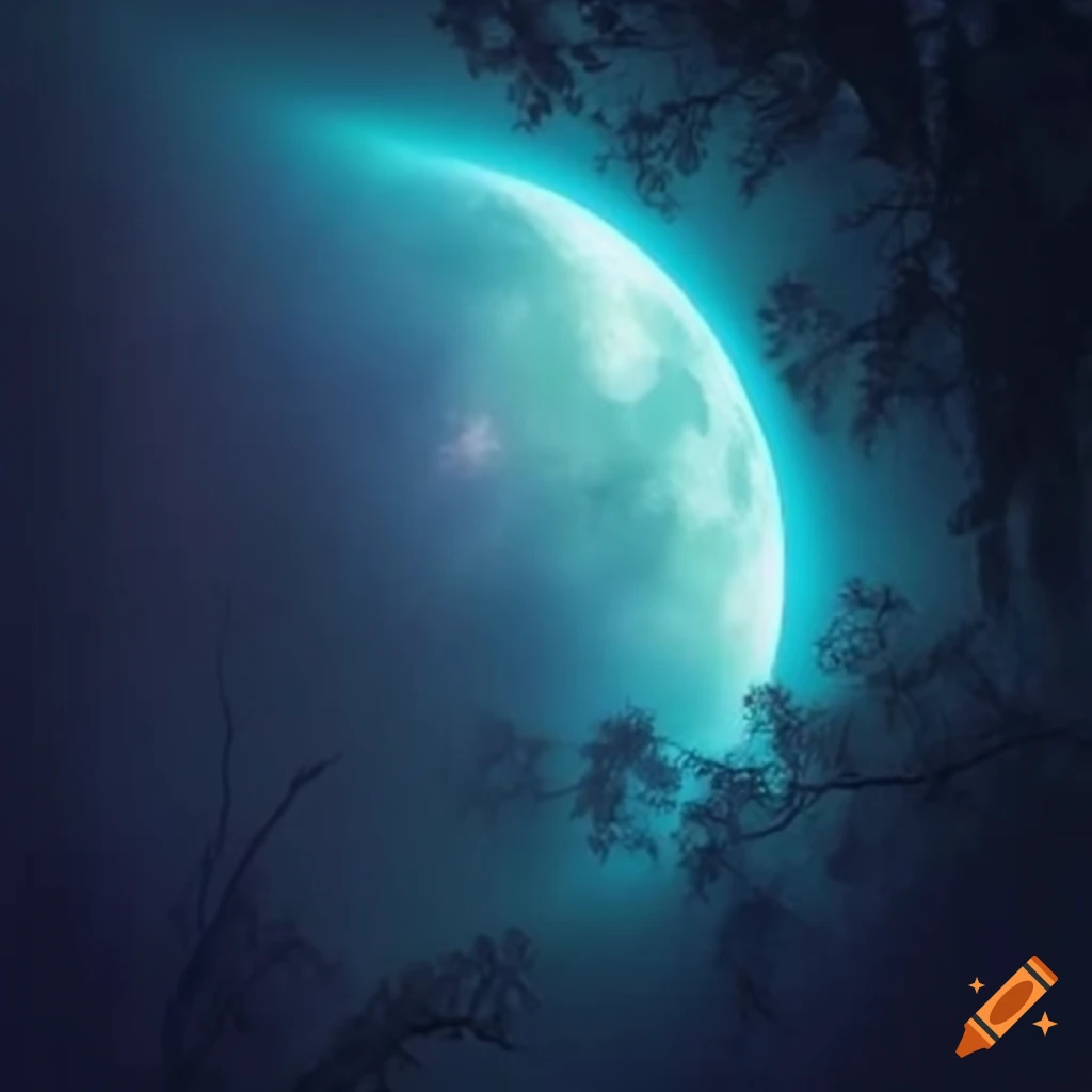 Labrador with enchanting moonlight patterns and dynamic shadows