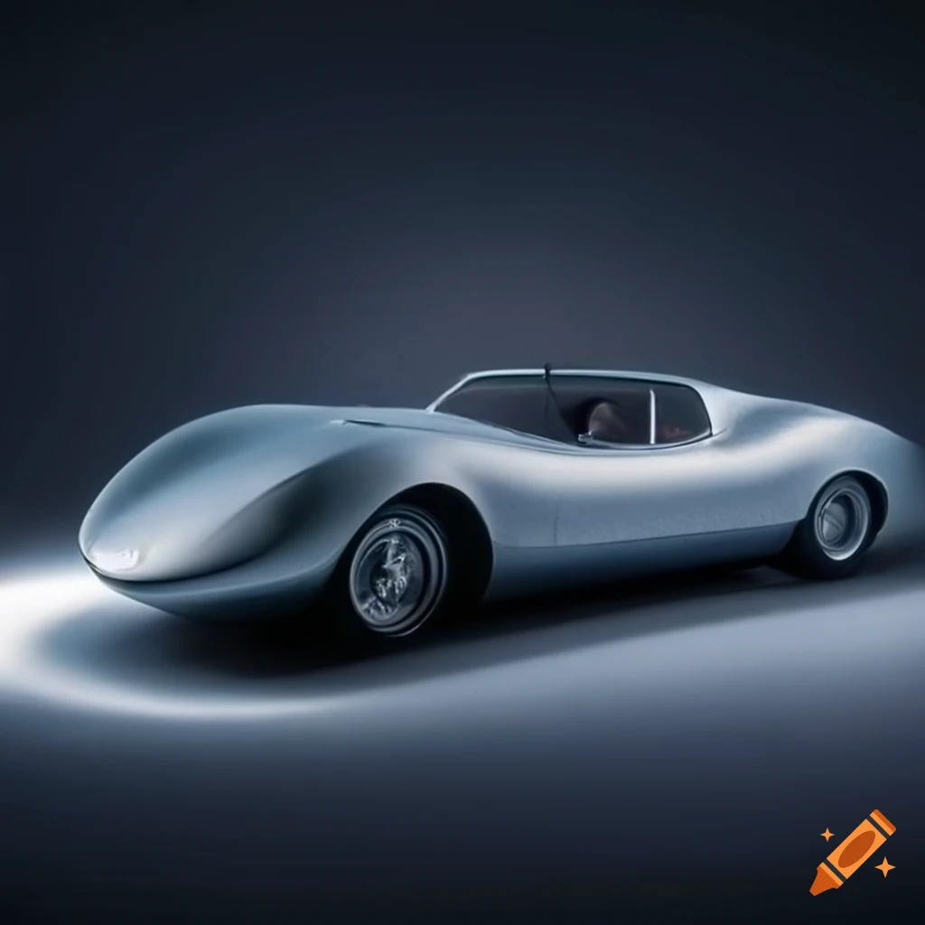 Stunningly detailed classic Italian sports car captured in studio lighting