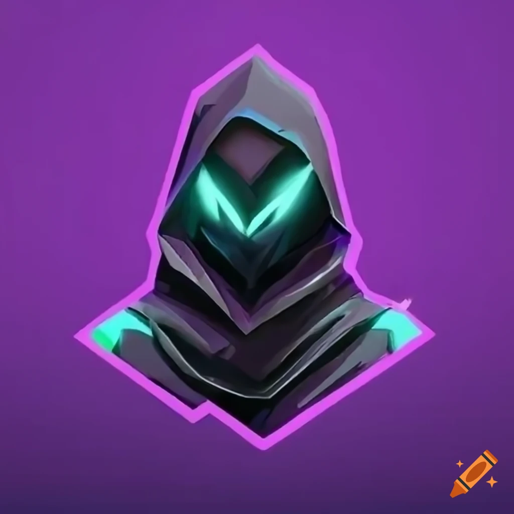 Logo with the word vik in big purple letters and the character omen