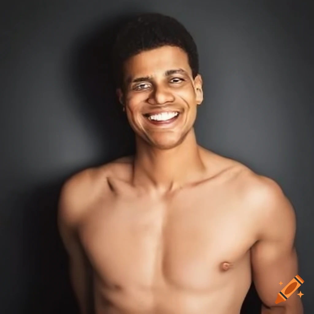 Happy brazilian man on Craiyon