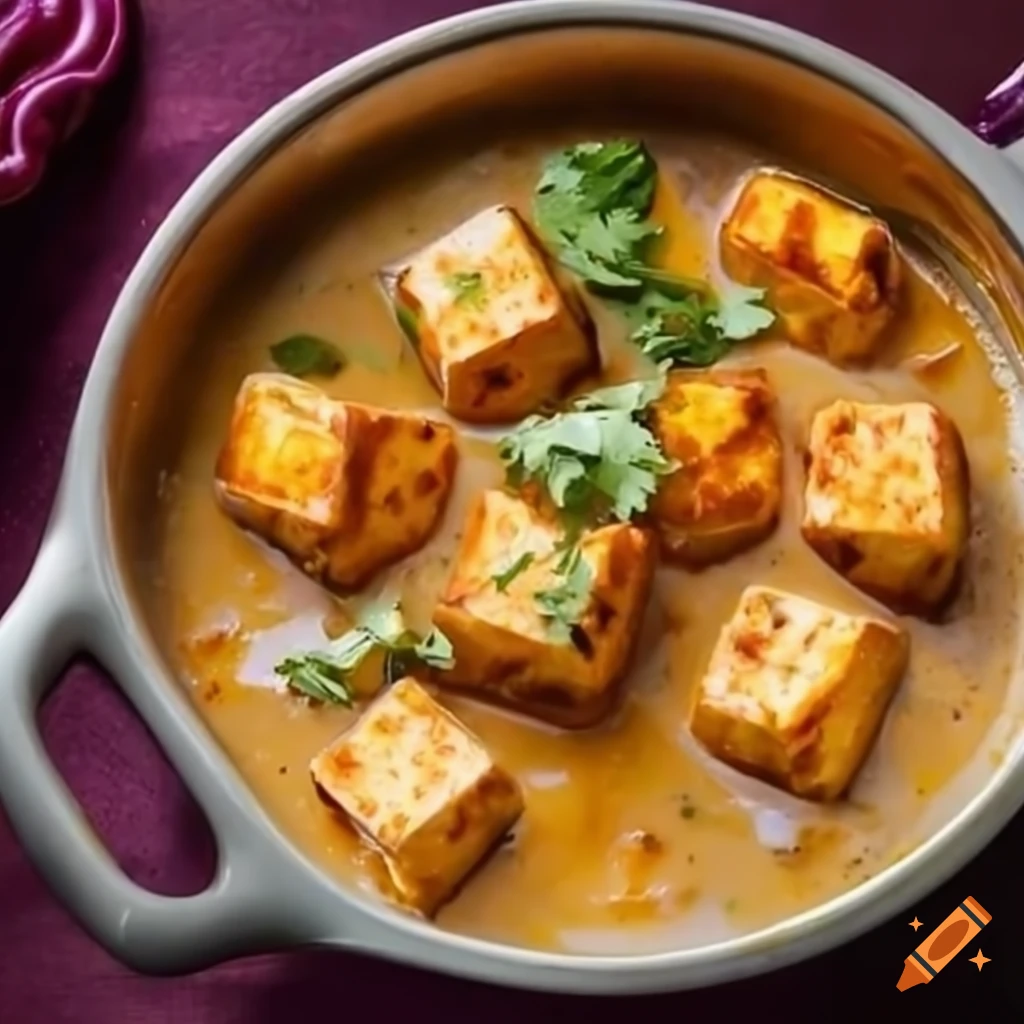 Delicious Shahi Paneer dish