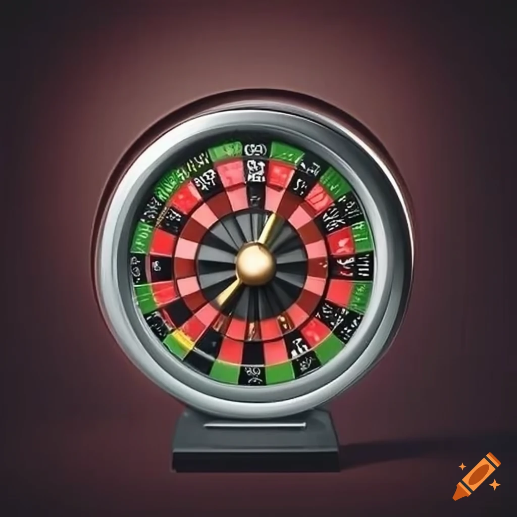 Roulette table with betting limit sign on Craiyon