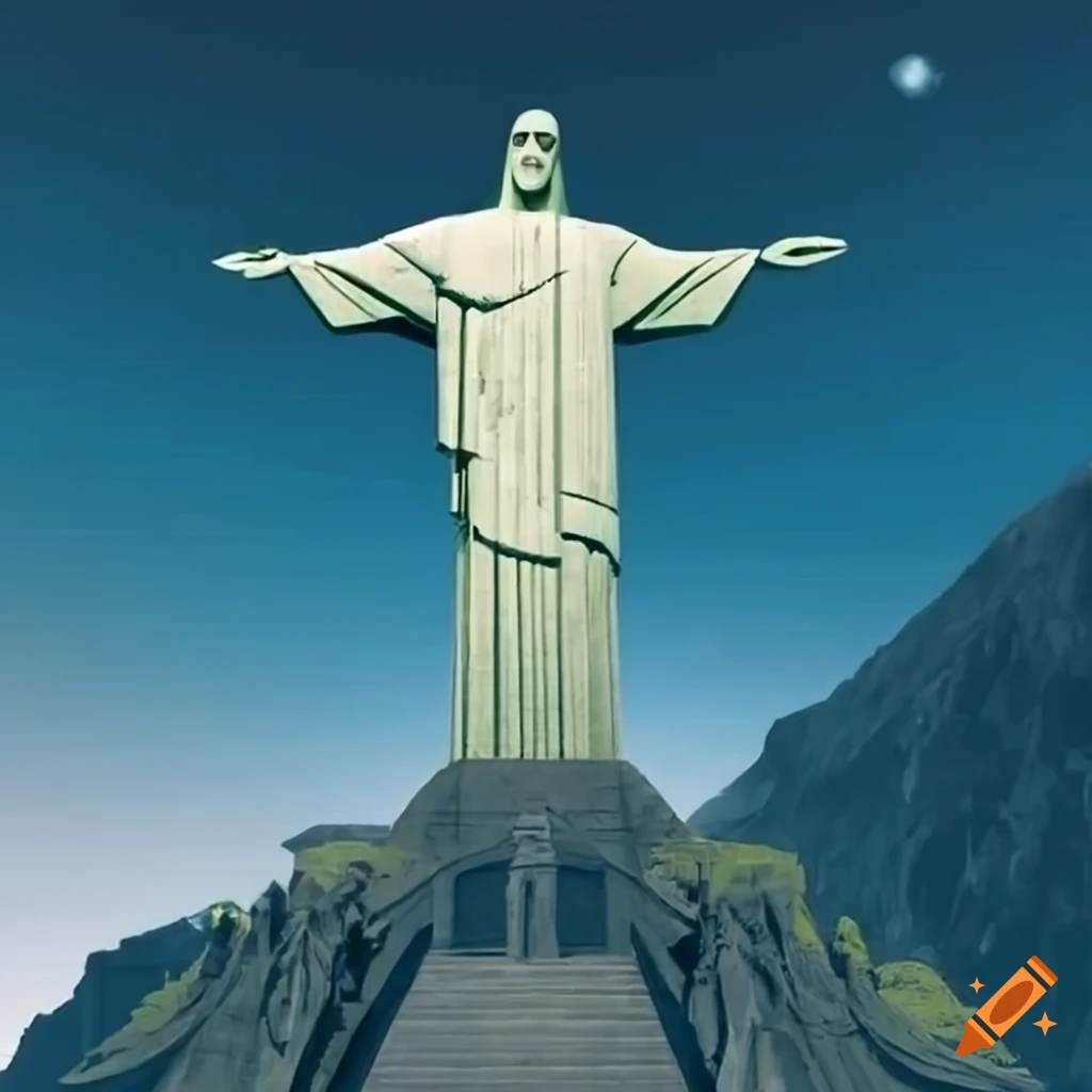 Iconic Christ the Redeemer statue with scenic background