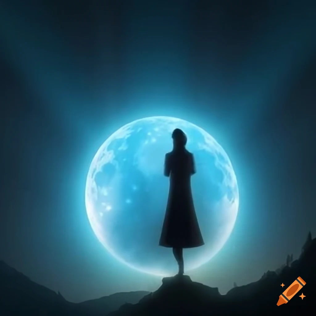 Labrador with enchanting moonlight patterns and dynamic shadows
