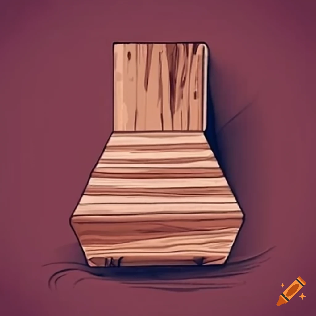 Wood furniture in natural setting on Craiyon