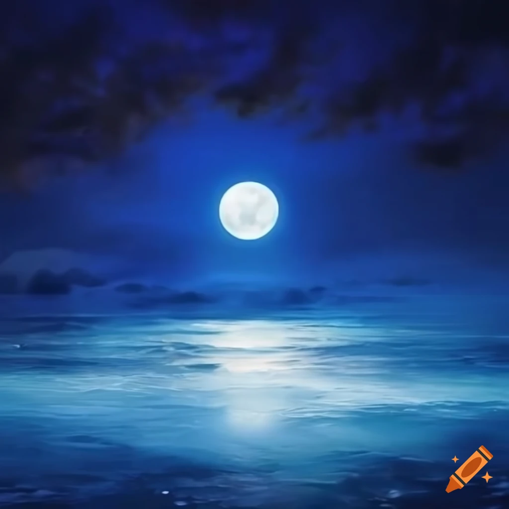 Moonlight in heavenly setting