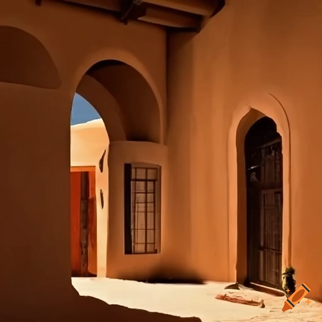 High fantasy versions of New Mexican pueblo homes
