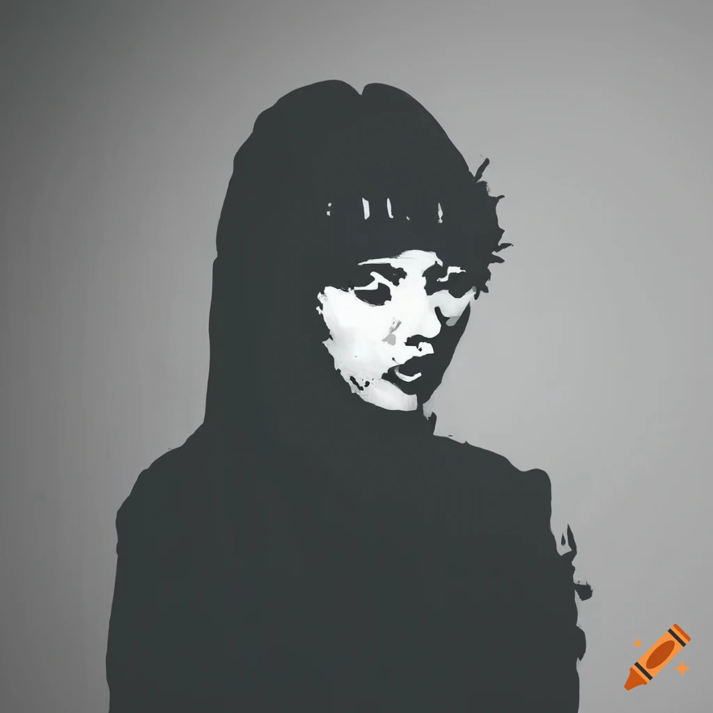 Stencil art in the style of Banksy with text 'stop pretending' in black and white
