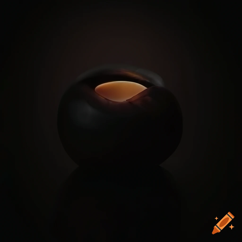 High definition image with intricate layering and sharp focus on a black background