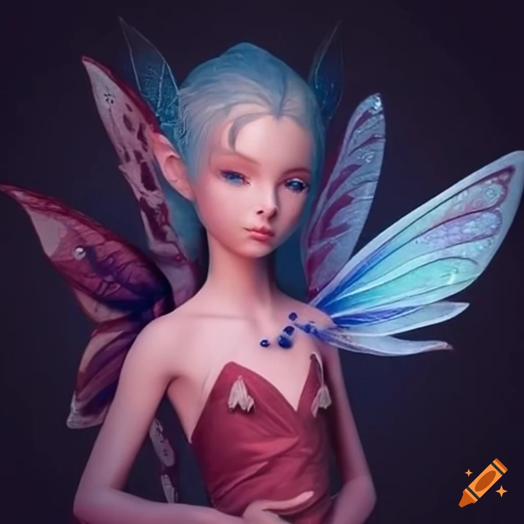 Fairy illustration on Craiyon