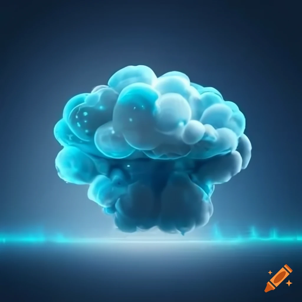 Illustration of cloud technology vision
