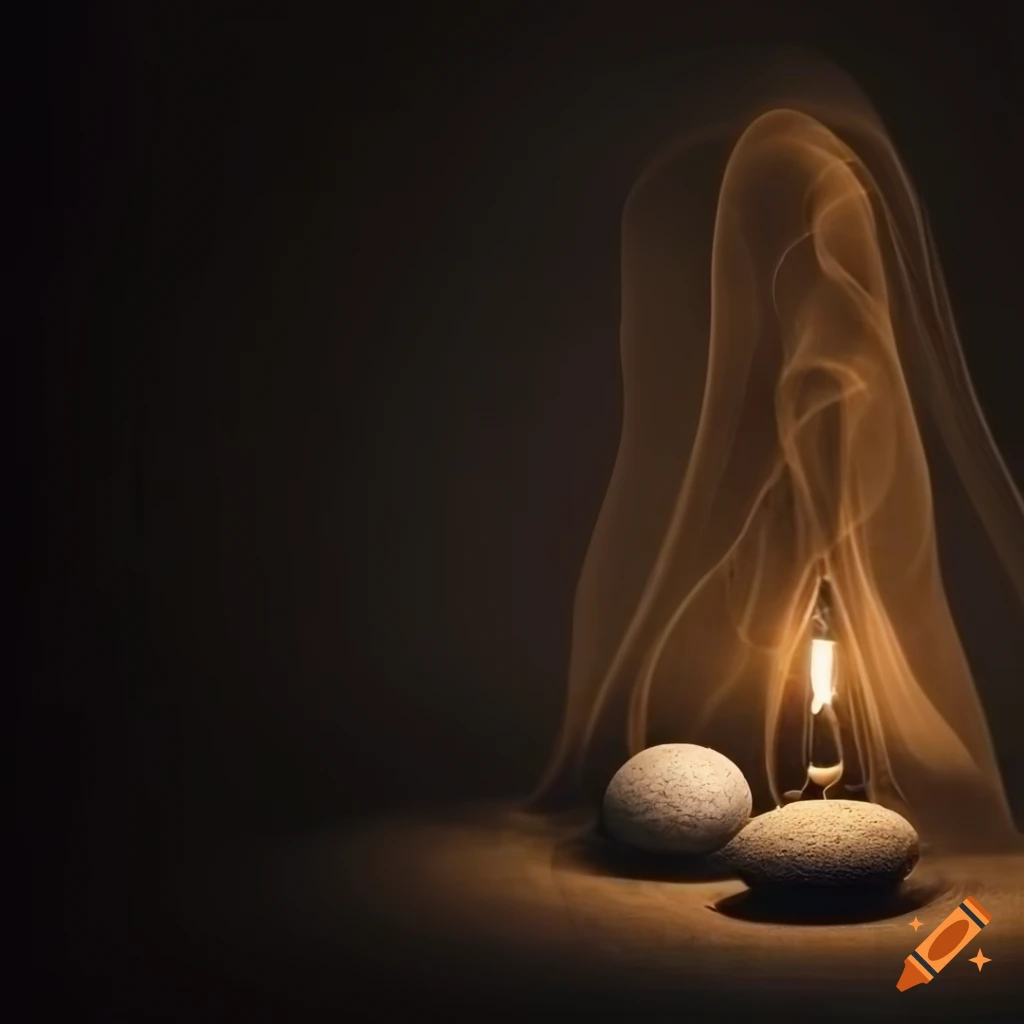 High definition image with intricate layering and sharp focus on a black background