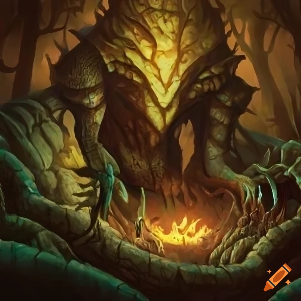 Fantasy art of slivers growing in a cave hive on Craiyon