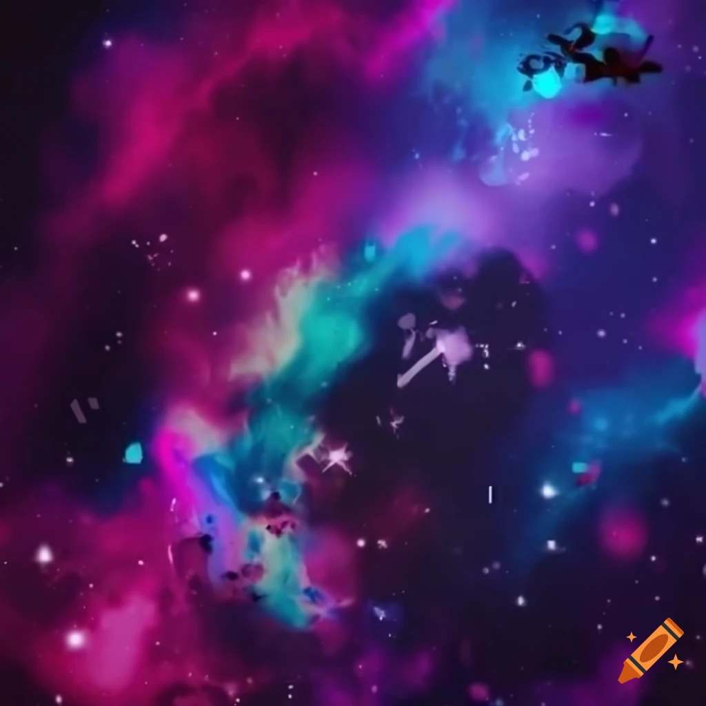 Galaxy and glitch themed Twitch panels