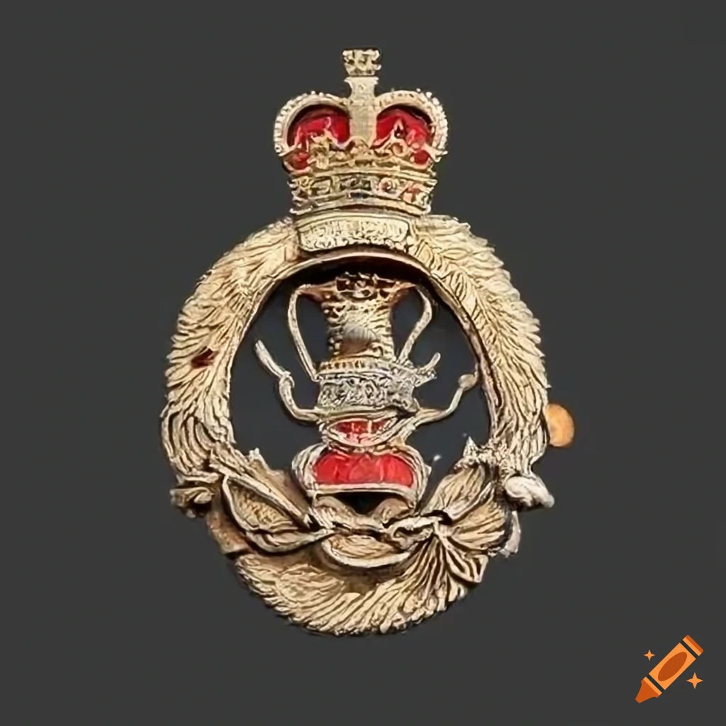 British military drummer's regimental badge